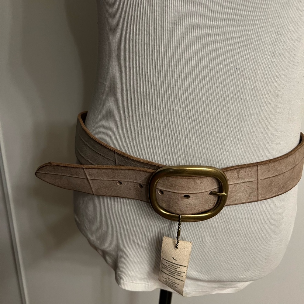 Brave Real Leather Auli Belt, Coffee Gump-